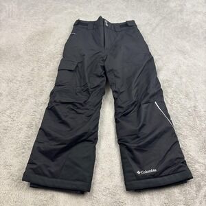 Columbia Pants Youth XS Black Omni-Heat Omni-Tech Waterproof Insulated Snow Ski